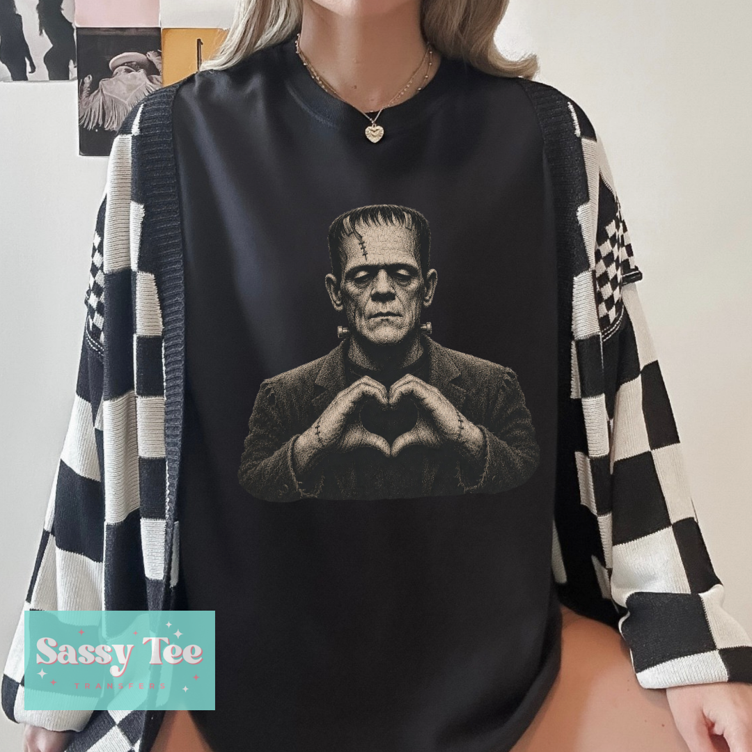 FRANKENSTEIN HEART For Darker Colors **Preorder/Restock Ships in 5-10 biz days**
