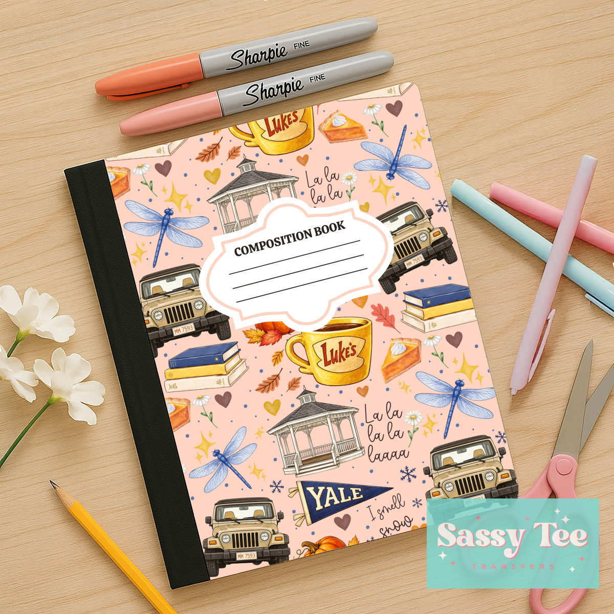 LUKE'S FAVORITES Peel + Stick Notebook Cover SET
