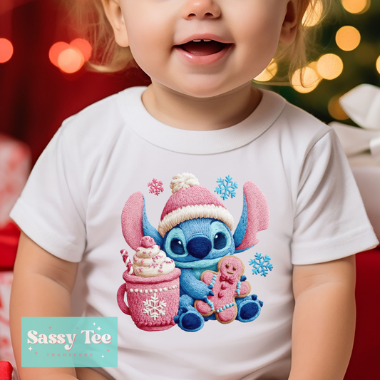 PINK STITCH HOT COCOA FAUX YARN Kids **Preorder/Restock Ships in Est. 5-10 biz days**