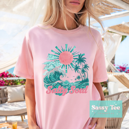 SALTY SOUL PINK MINT WAVES **Preorder/Restock Ships in 5-10 biz days**