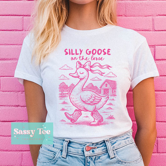 SILLY GOOSE WESTERN FARM PINK **Preorder/Restock Ships in 5-10 biz days**