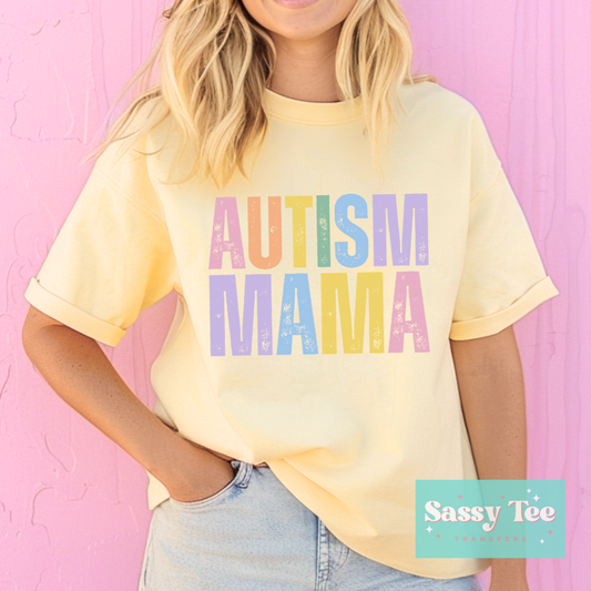AUTISM MAMA PASTEL COLORS **Preorder/Restock Ships in 5-10 biz days**