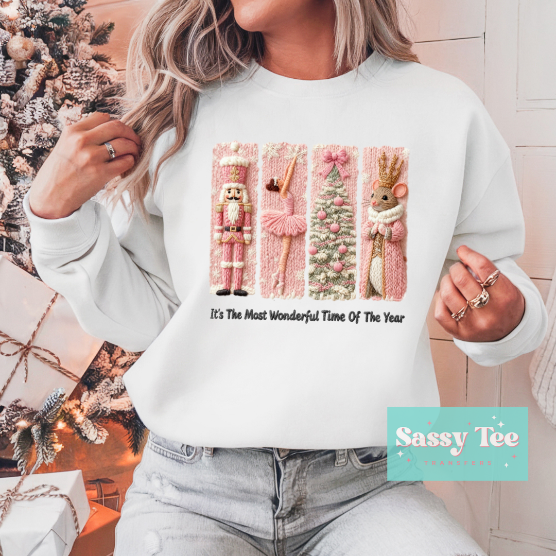 NUTCRACKER PINK FAUX YARN **Preorder/Restock Ships in 5-10 biz days**