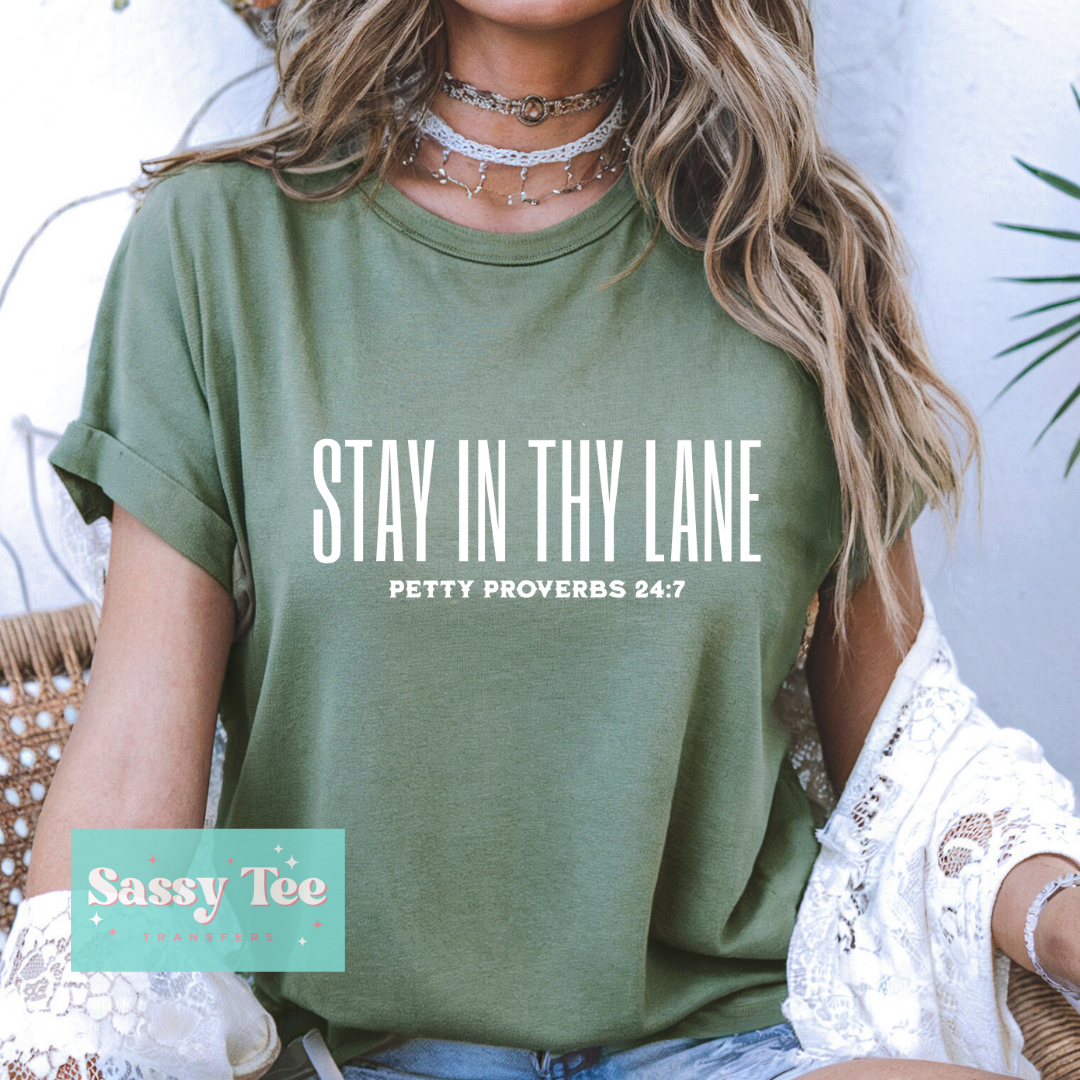STAY IN THY LANE PETTY **Preorder/Restock Ships in 5-10 biz days**