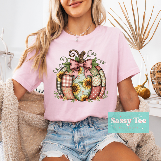 SUNFLOWER EMBROIDER PUMPKIN **Preorder/Restock Ships in Est. 5-10 biz days**