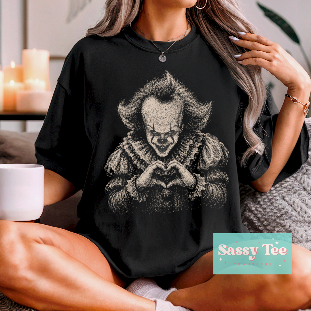 PENNY CLOWN HEART For Darker Colors **Preorder/Restock Ships in 5-10 biz days**