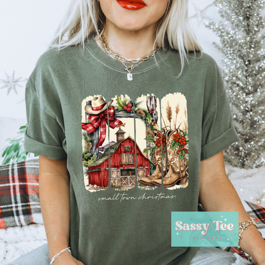 SMALL TOWN CHRISTMAS FARM ART **Preorder/Restock Ships in Est. 5-12 biz days**