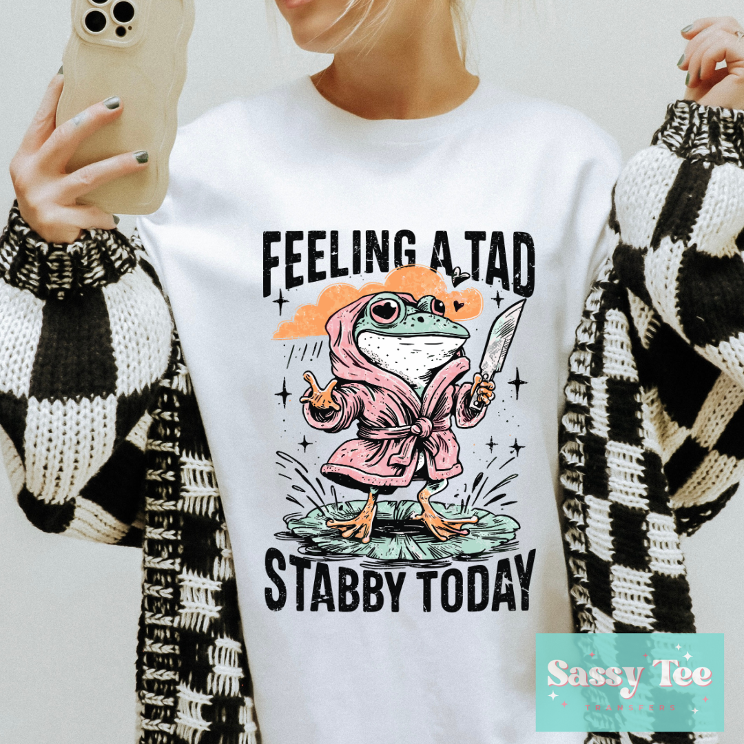 FEELING A TAD STABBY TODAY FROG **Preorder/Restock Ships in 5-10 biz days**