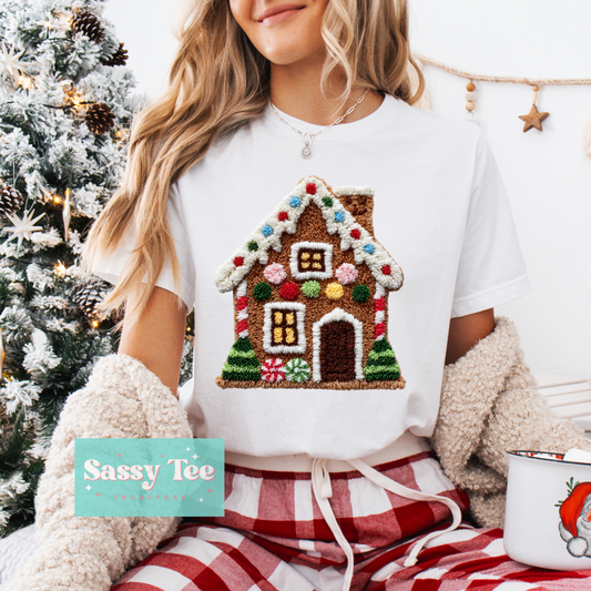 GINGERBREAD HOUSE FAUX CHROCHET YARN **Preorder/Restock Ships in Est. 5-10 biz days**