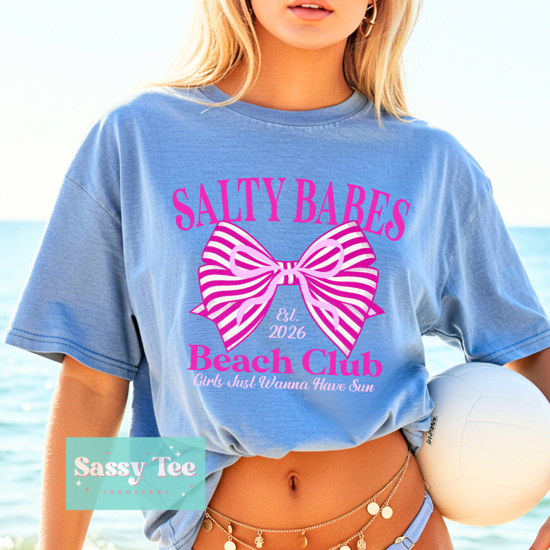 SALTY BABES PINK BOW **Preorder/Restock Ships in 5-10 biz days**