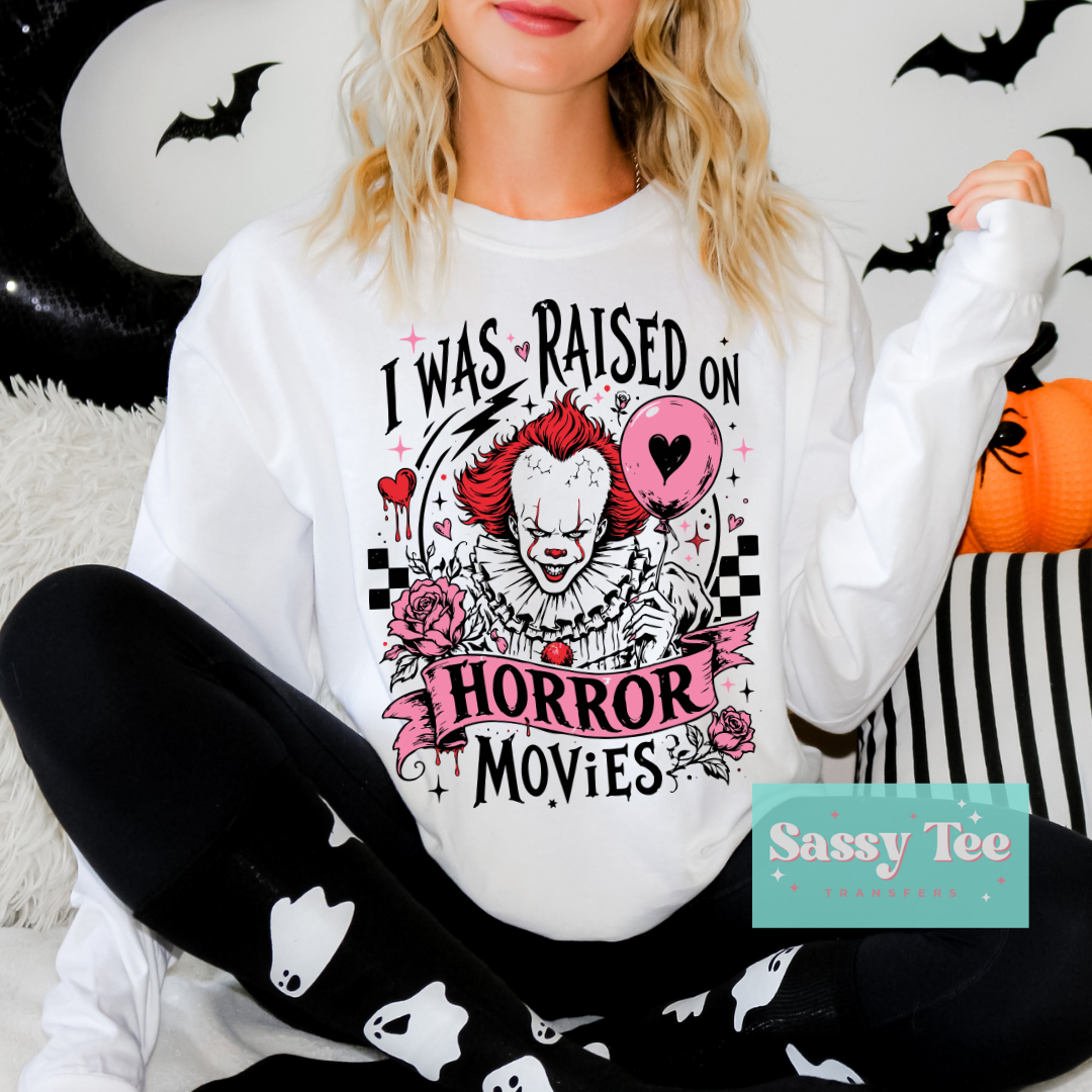 I WAS RAISED ON HORROR MOVIES PENNY CLOWN **Preorder/Restock Ships in 5-10 biz days**