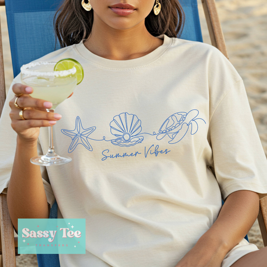 SUMMER VIBES SKETCH BLUE **Preorder/Restock Ships in 5-10 biz days**