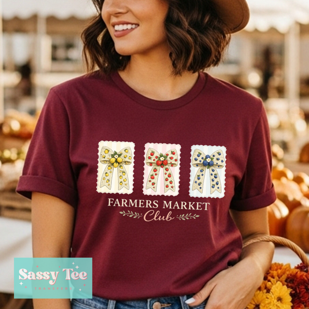 FARMER'S MARKET CLUB BOWS **Preorder/Restock Ships in 5-10 biz days**