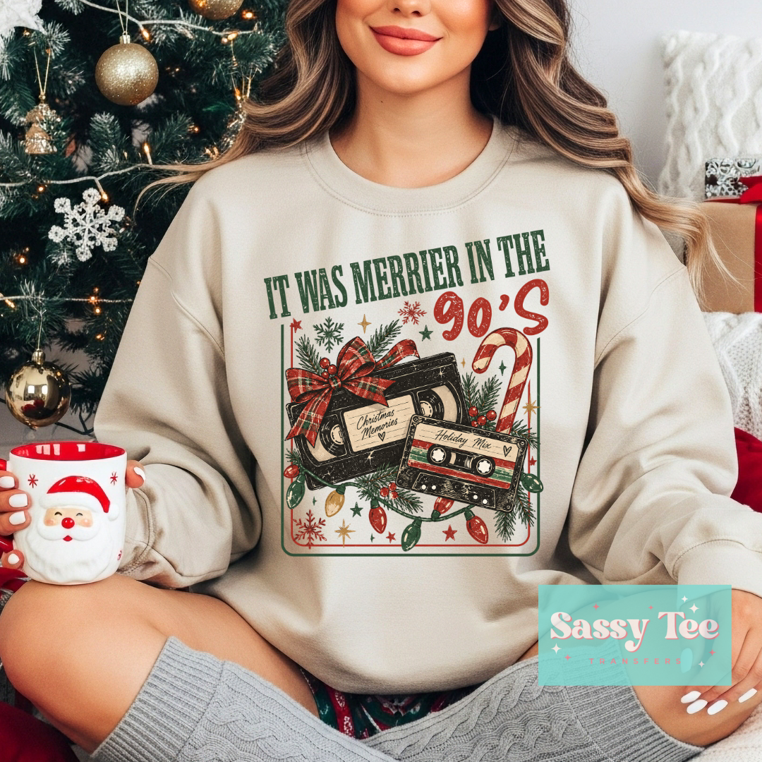 IT WAS MERRIER IN THE 90s VINTAGE **Preorder/Restock Ships in 5-10 biz days**