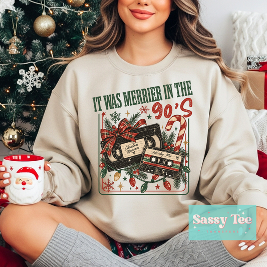 IT WAS MERRIER IN THE 90s VINTAGE **Preorder/Restock Ships in 5-10 biz days**