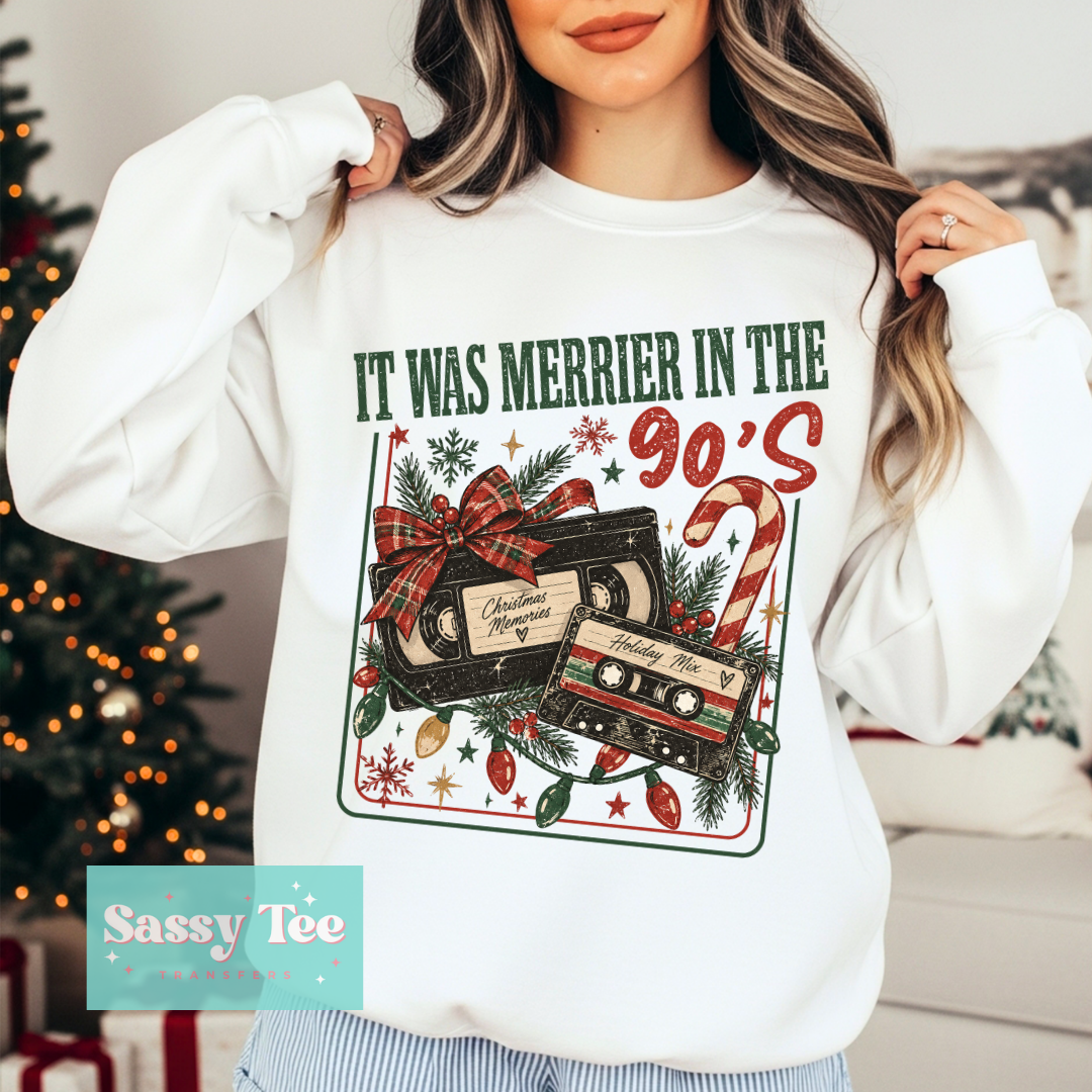 IT WAS MERRIER IN THE 90s VINTAGE **Preorder/Restock Ships in 5-10 biz days**
