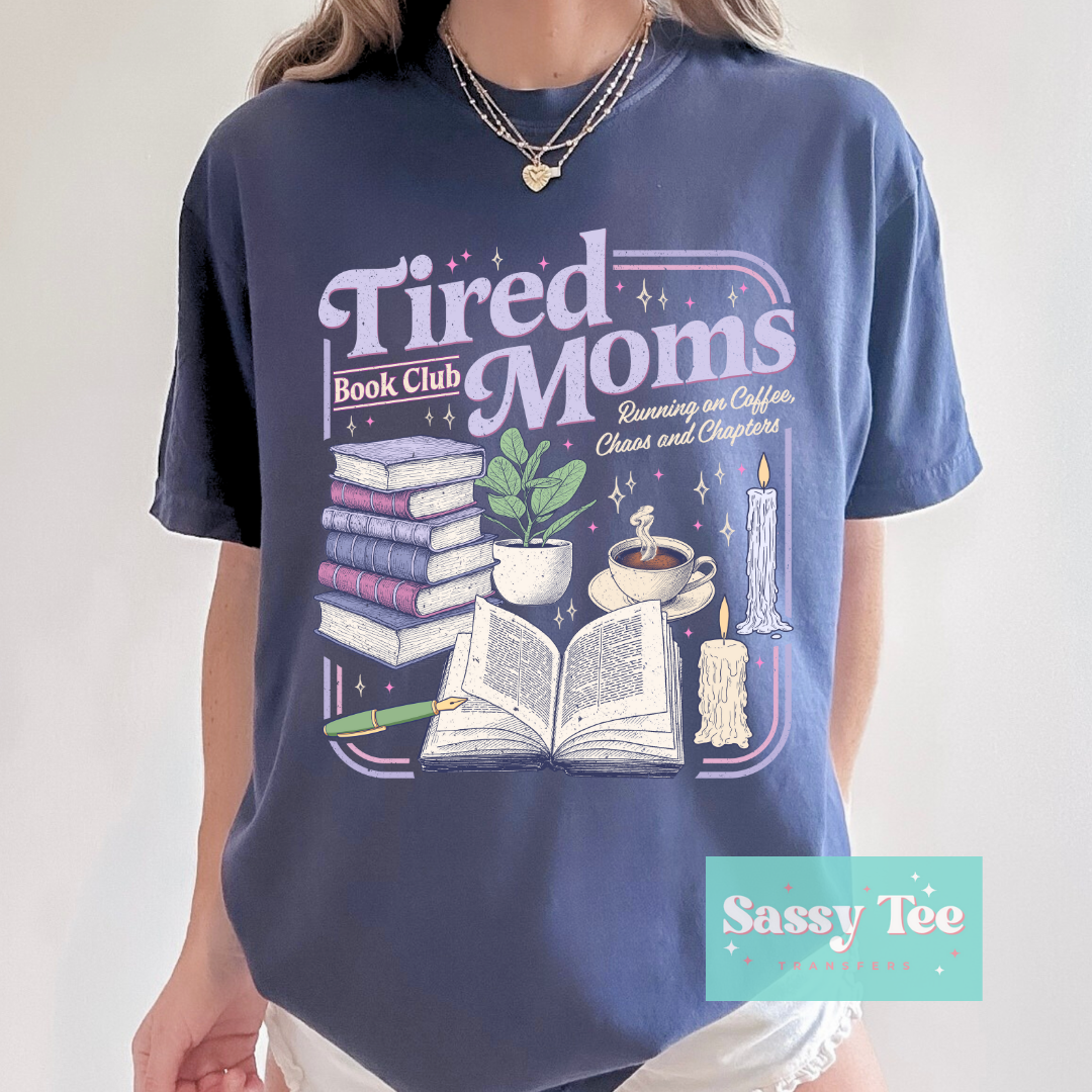 TIRED MOMS BOOK CLUB PURPLE **Preorder/Restock Ships in 5-10 biz days**