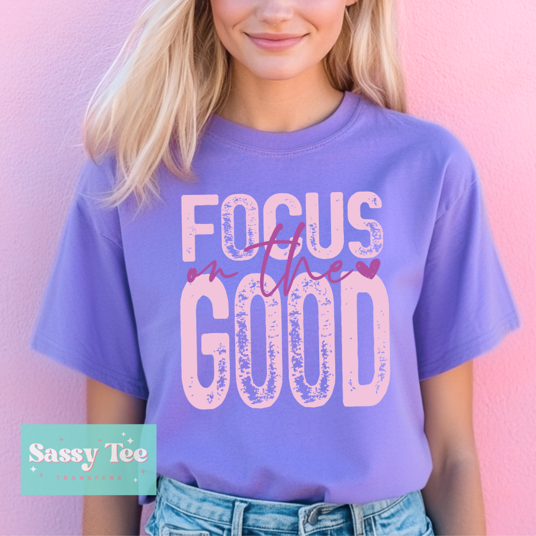 FOCUS ON THE GOOD PINK HEART