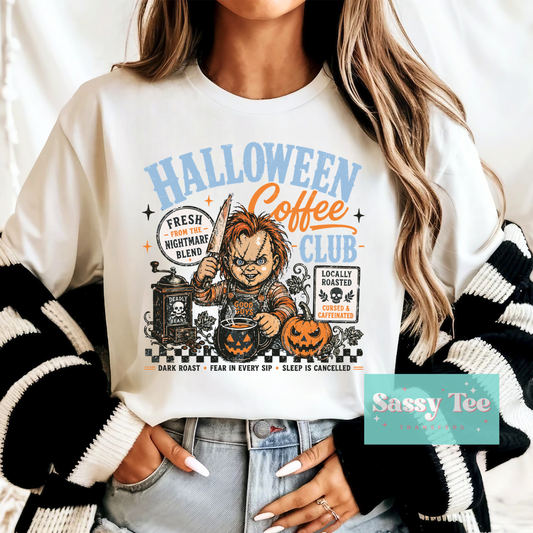 HALLOWEEN COFFEE CLUB VINTAGE CHECKERS **Preorder/Restock Ships in 5-10 biz days**