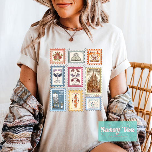 BOOKISH STAMPS ROMANTASY **Preorder/Restock Ships in Est. 5-10 biz days**