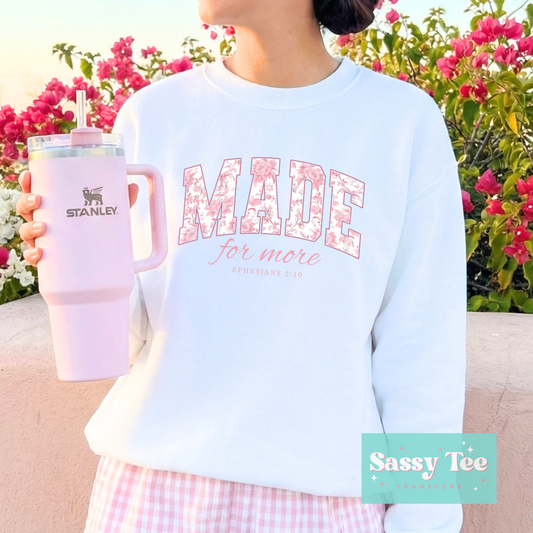 MADE FOR MORE PINK VINTAGE FLORAL **Preorder/Restock Ships in 5-10 biz days**