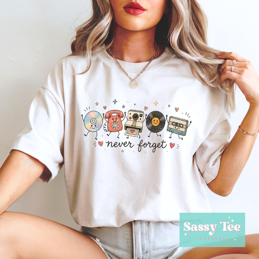 NEVER FORGET CLASSIC VINTAGE DOODLE **Preorder/Restock Ships in 5-10 biz days**