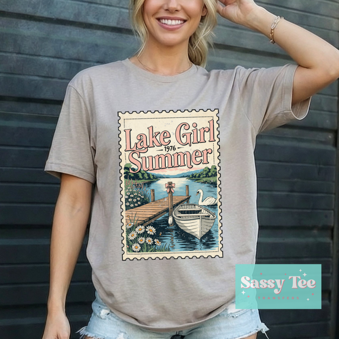 LAKE GIRL SUMMER STAMP **Preorder/Restock Ships in 5-10 biz days**