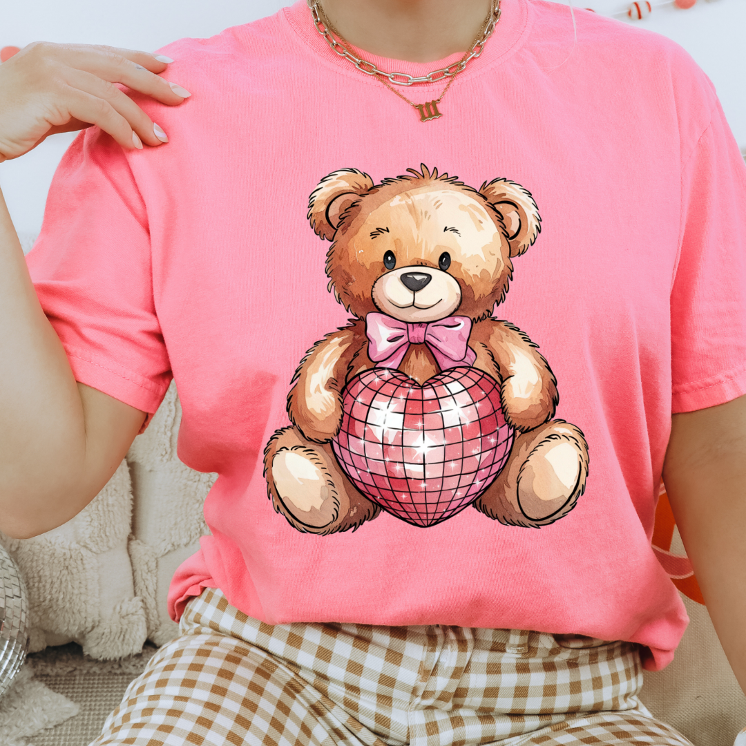 TEDDY BEAR DISCO HEART