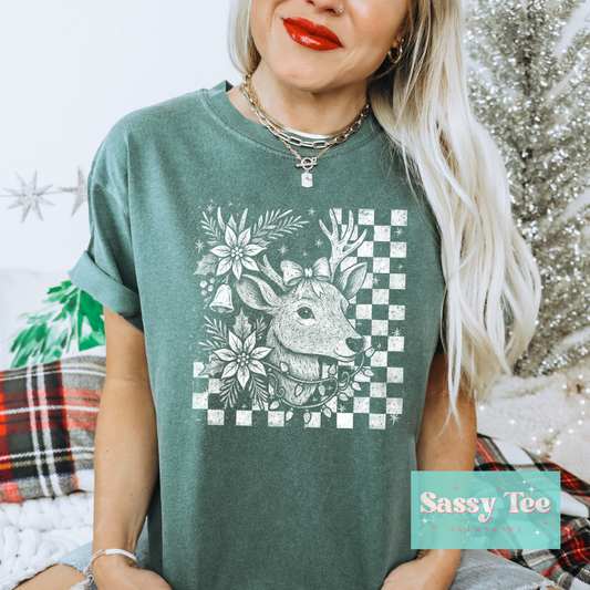 RETRO WHITE REINDEER **Preorder/Restock Ships in Est. 5-10 biz days**