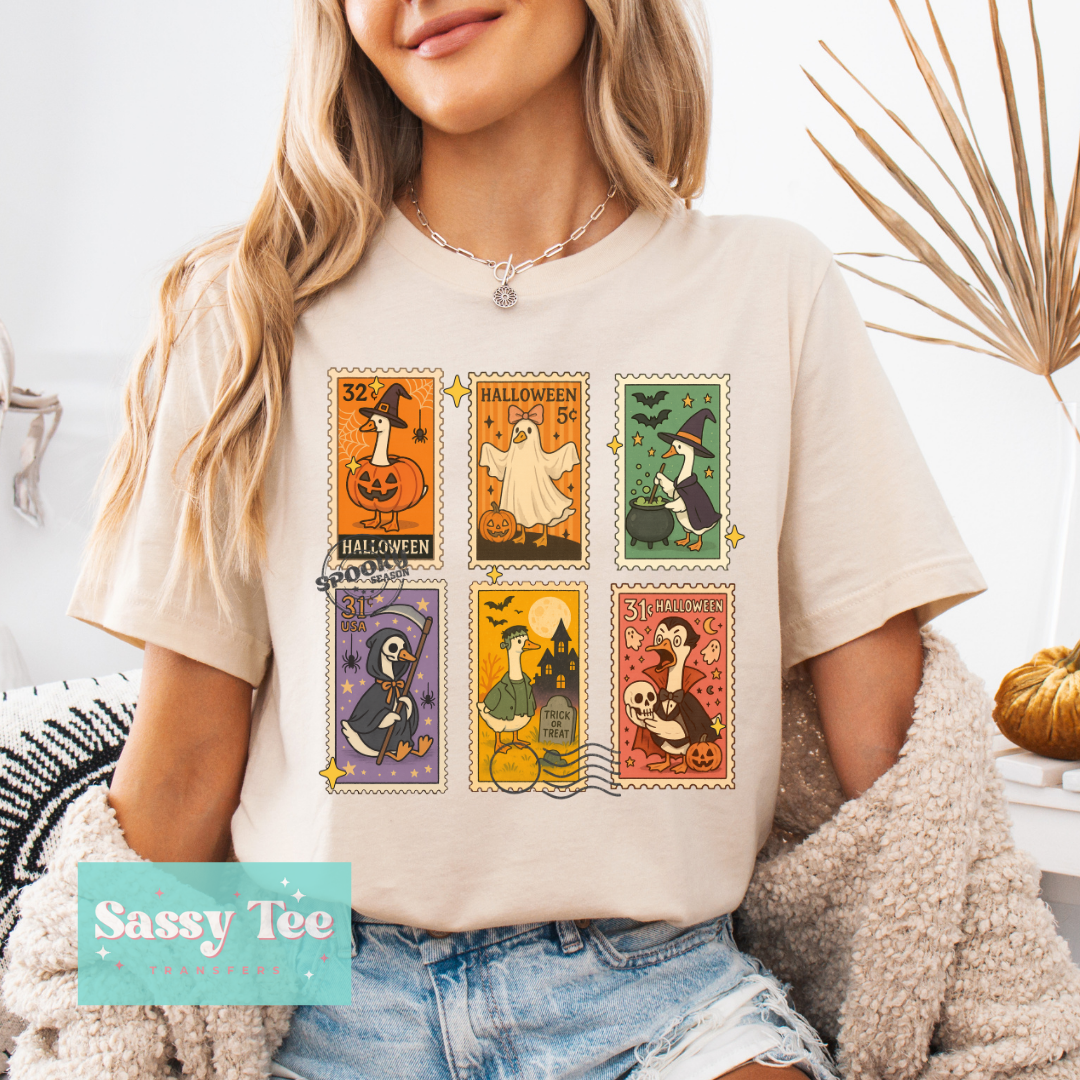 SPOOKY GOOSE STAMPS **Preorder/Restock Ships in 5-10 biz days**