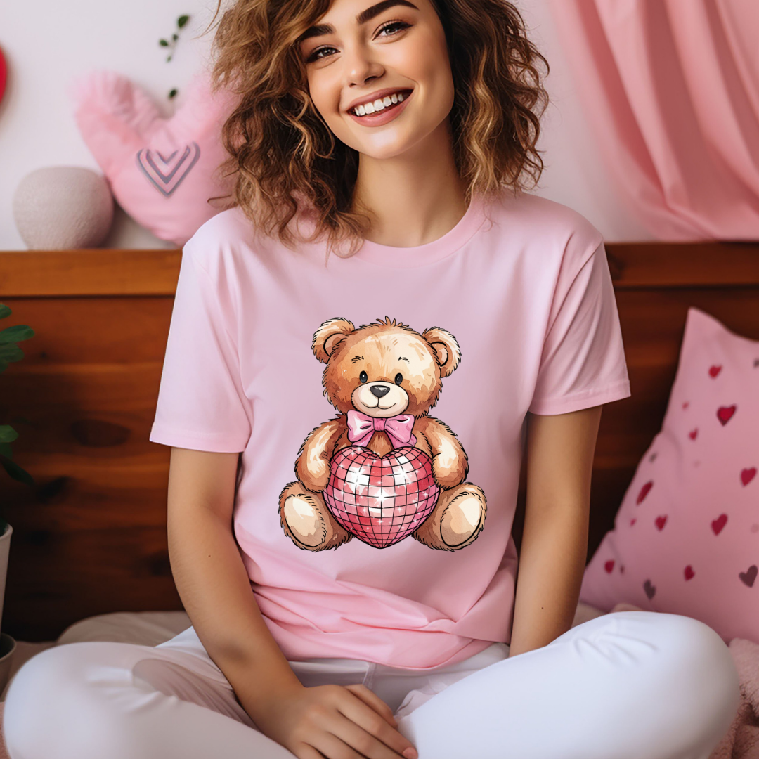 TEDDY BEAR DISCO HEART