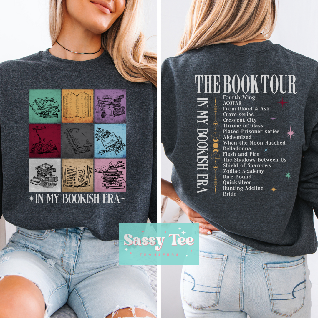 IN MY BOOKISH ERA TOUR ROMANTASY Front + Back Options **Preorder/Restock Ships in 5-10 biz days**