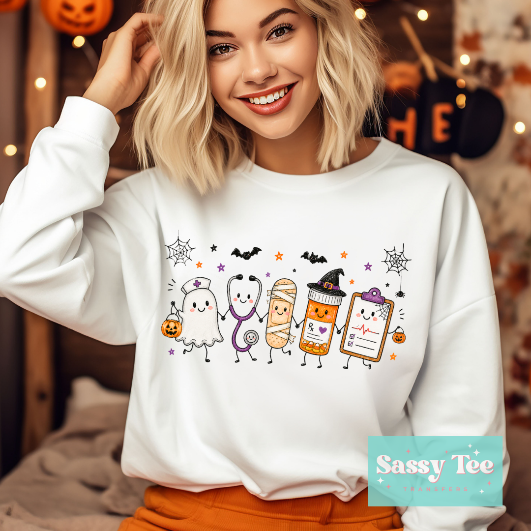 NURSE DOODLES HALLOWEEN **Preorder/Restock Ships in 5-10 biz days**