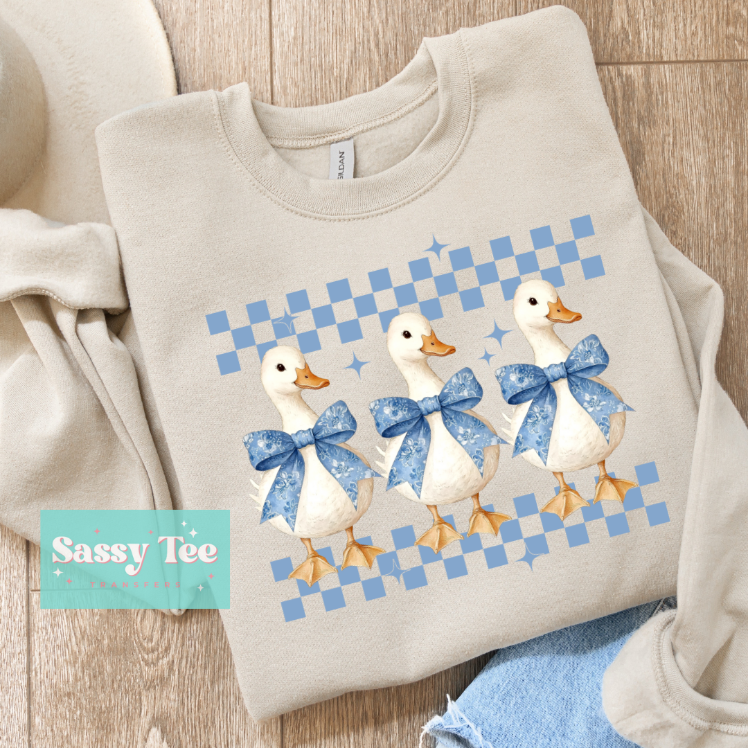 RETRO GOOSE BLUE BOWS **Preorder/Restock Ships in 5-10 biz days**