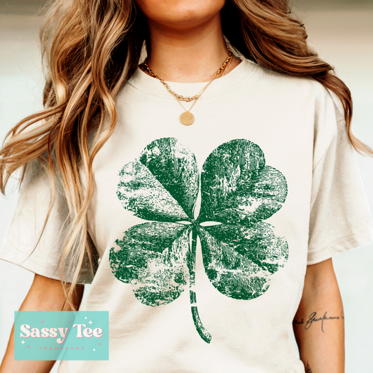 CLOVER ST. PATTY DISTRESSED **Preorder/Restock Ships in 5-10 biz days**