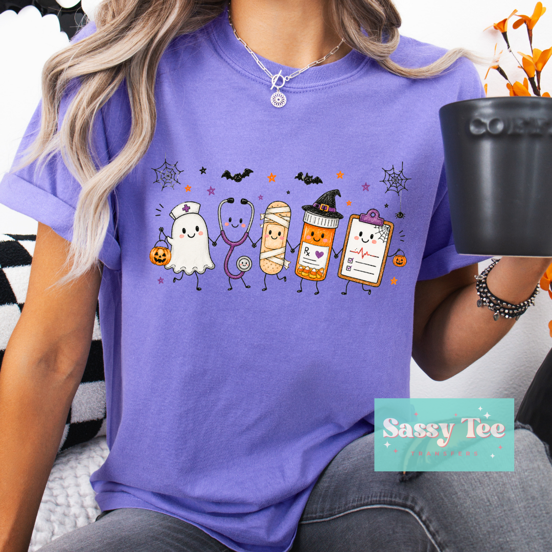 NURSE DOODLES HALLOWEEN **Preorder/Restock Ships in 5-10 biz days**