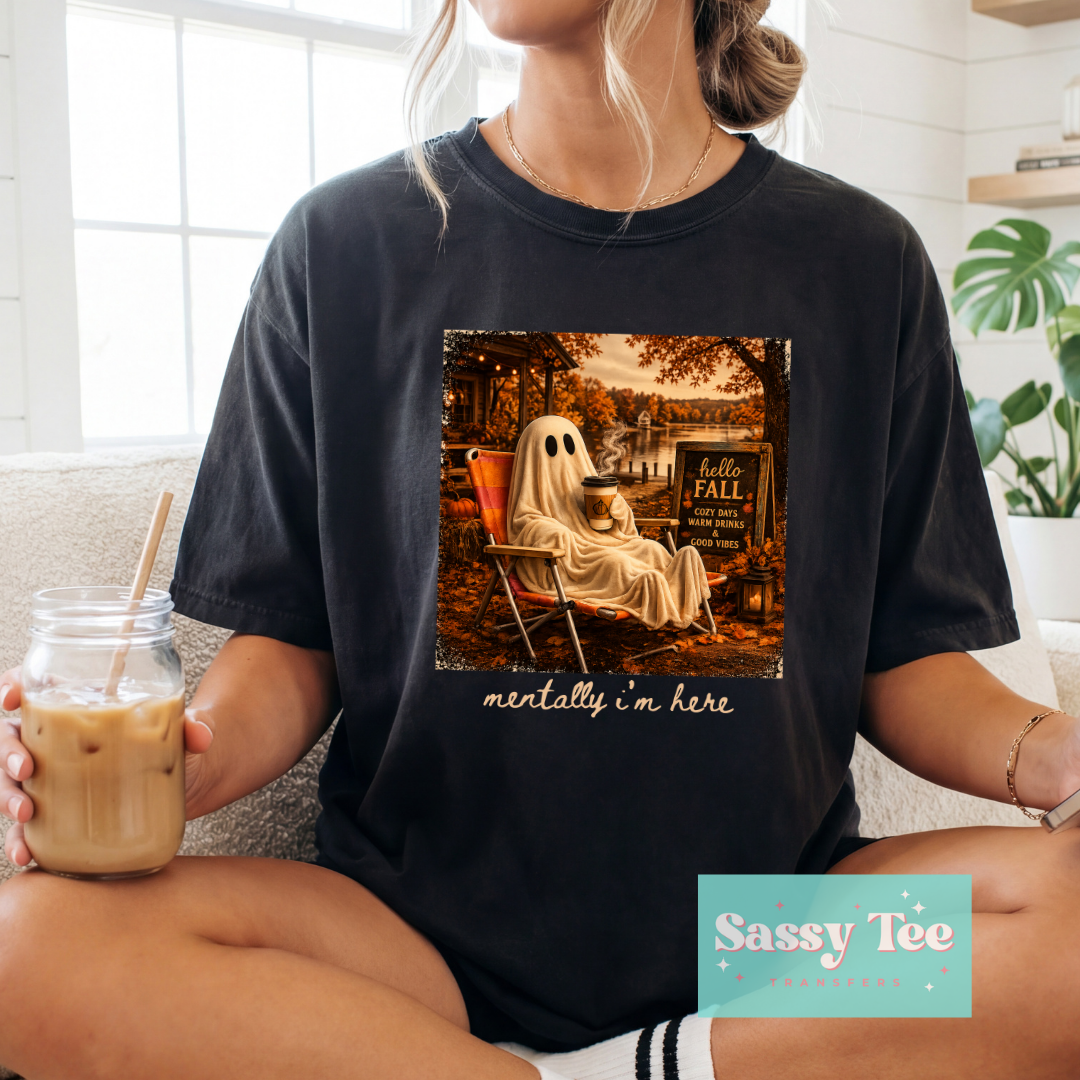 MENTALLY, I'M HERE FALL GHOST **Preorder/Restock Ships in 5-10 biz days**