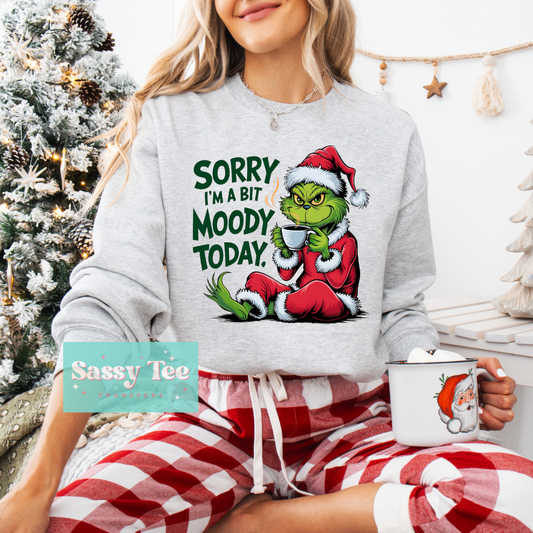 SORRY I'M MOODY TODAY GREEN MAN **Preorder/Restock Ships in 5-10 biz days**