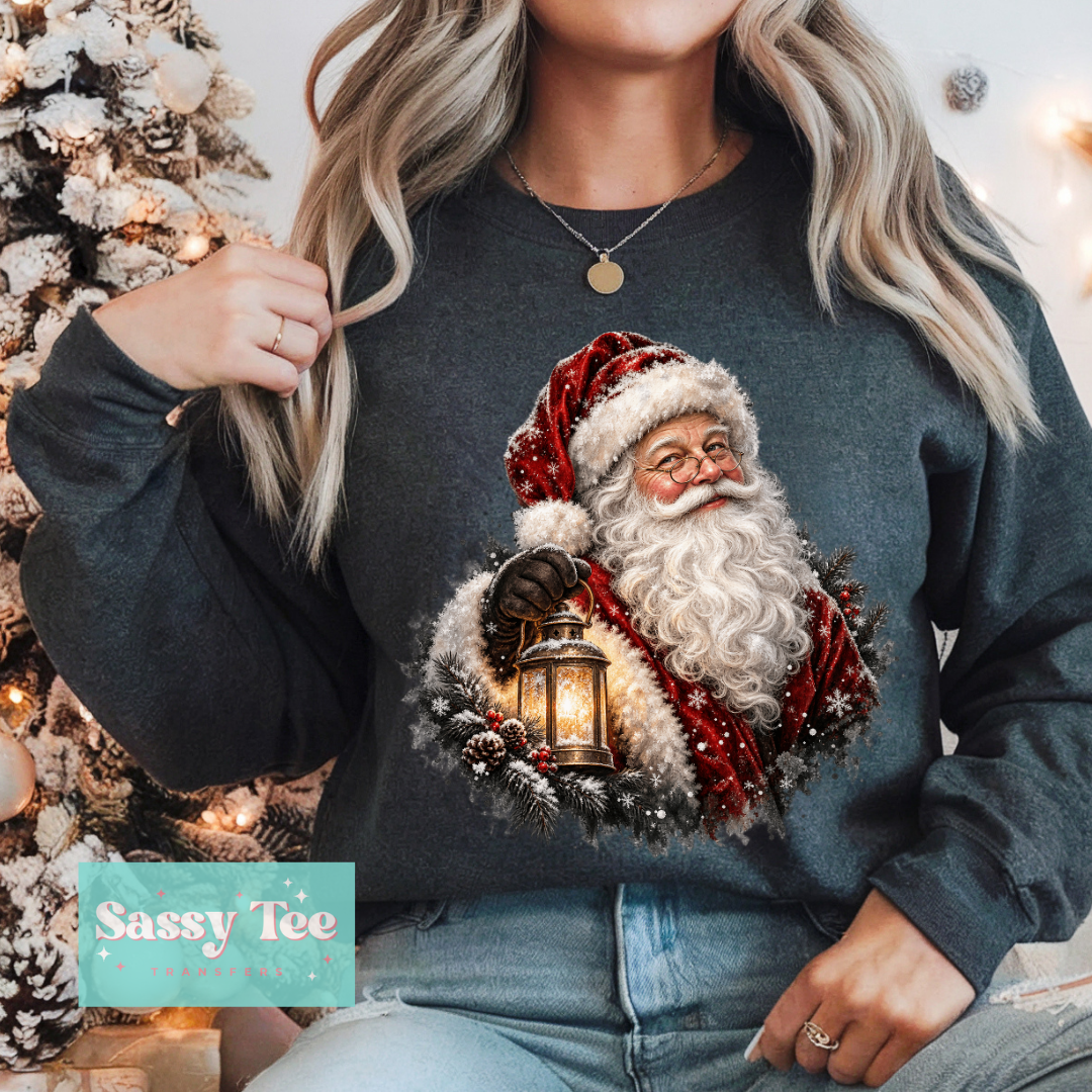 SANTA LANTERN For Darker Colors **Preorder/Restock Ships in 5-10 biz days**