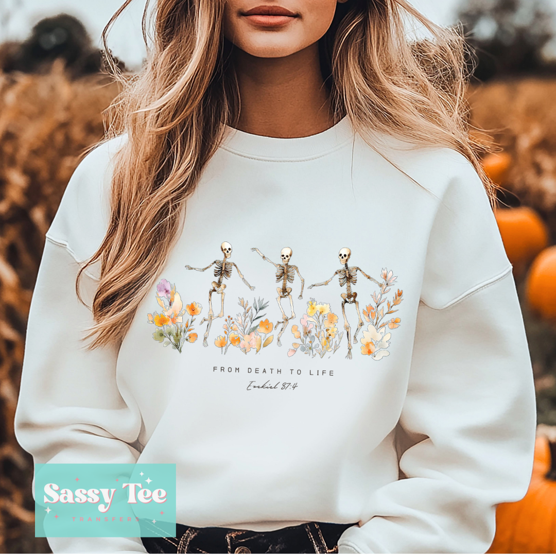 SKELETON FLORAL FROM DEATH TO LIFE **Preorder/Restock Ships in 5-10 biz days**