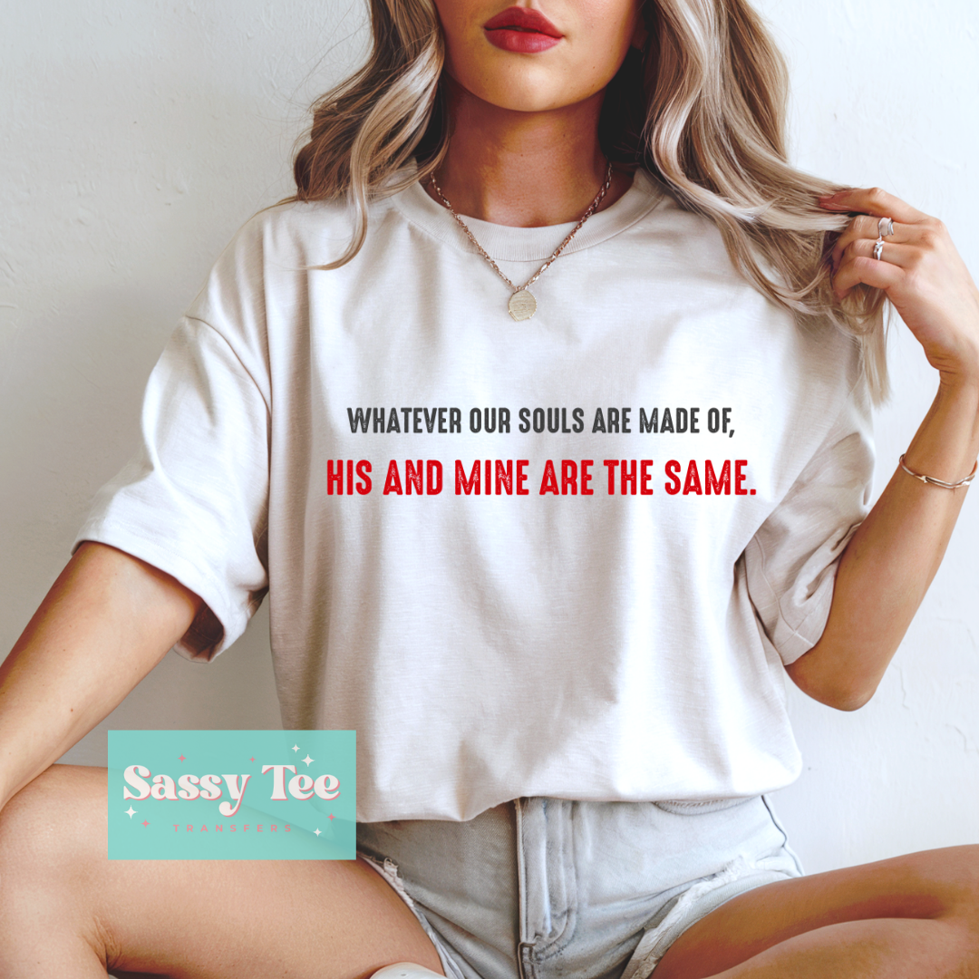 WUTHERNG HEIGHTS WHATEVER SOULS SAME BLACK RED **Preorder/Restock Ships in 5-10 biz days**