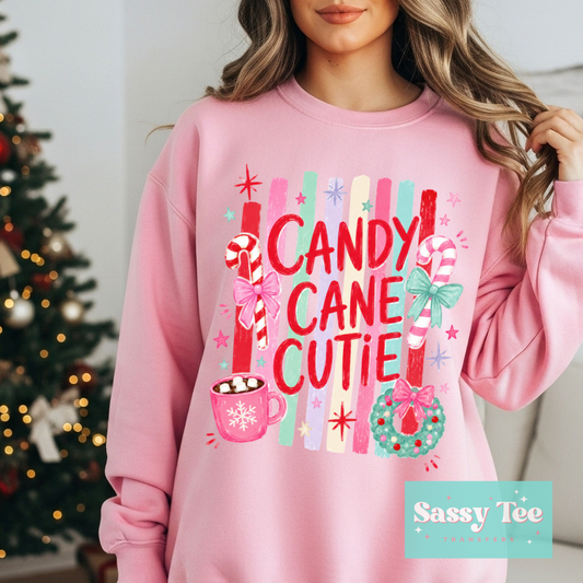 CANDY CANE CUTIE PREPPY STRIPES **Preorder/Restock Ships in 5-10 biz days**