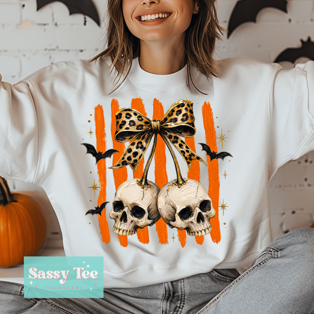 SKULLS CHERRIES LEOPARD BOW BATS STRIPES **Preorder/Restock Ships in 5-10 biz days**