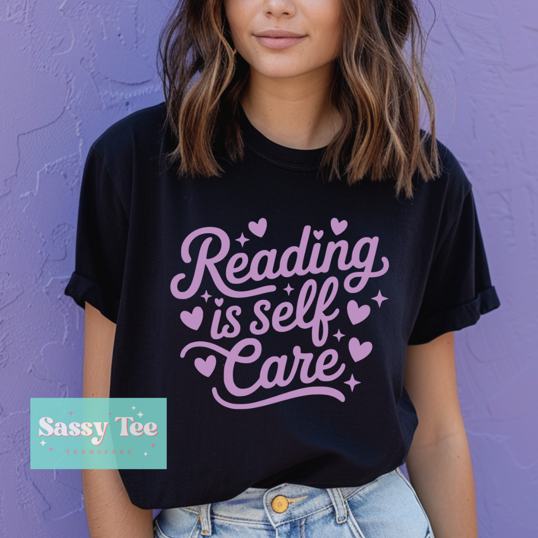 READING IS SELF CARE PURPLE **Preorder/Restock Ships in 5-10 biz days**