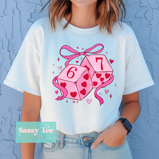 DICE SIX SEVEN VALENTINE **Preorder/Restock Ships in 5-10 biz days**