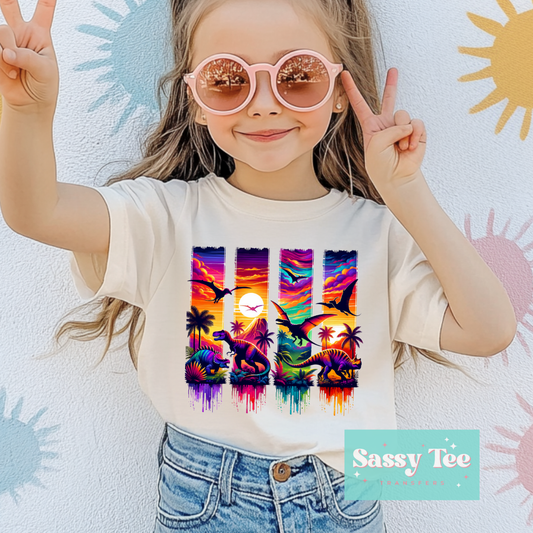 DINOSAURS BRIGHT COLORS Kids **Preorder/Restock Ships in 5-10 biz days**