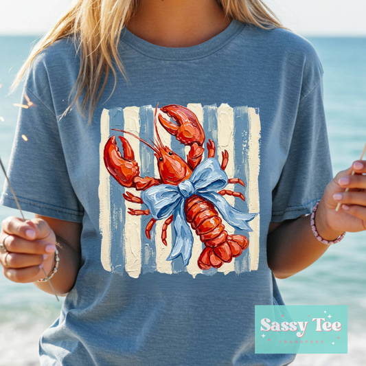 LOBSTER BOW PREPPY TEXTURE PAINT **Preorder/Restock Ships in 5-10 biz days**