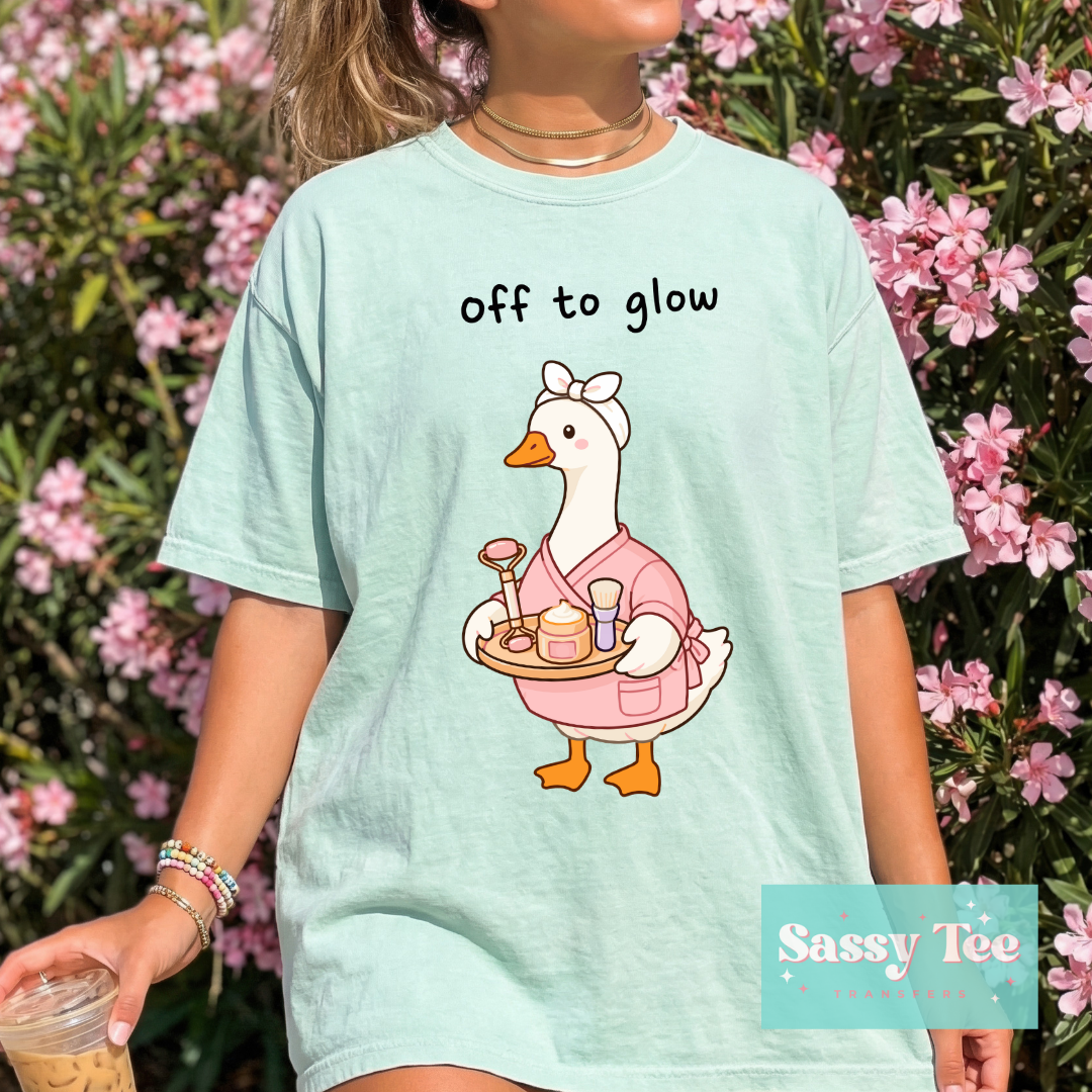 OFF TO GLOW SELF-CARE GOOSE **Preorder/Restock Ships in 5-10 biz days**