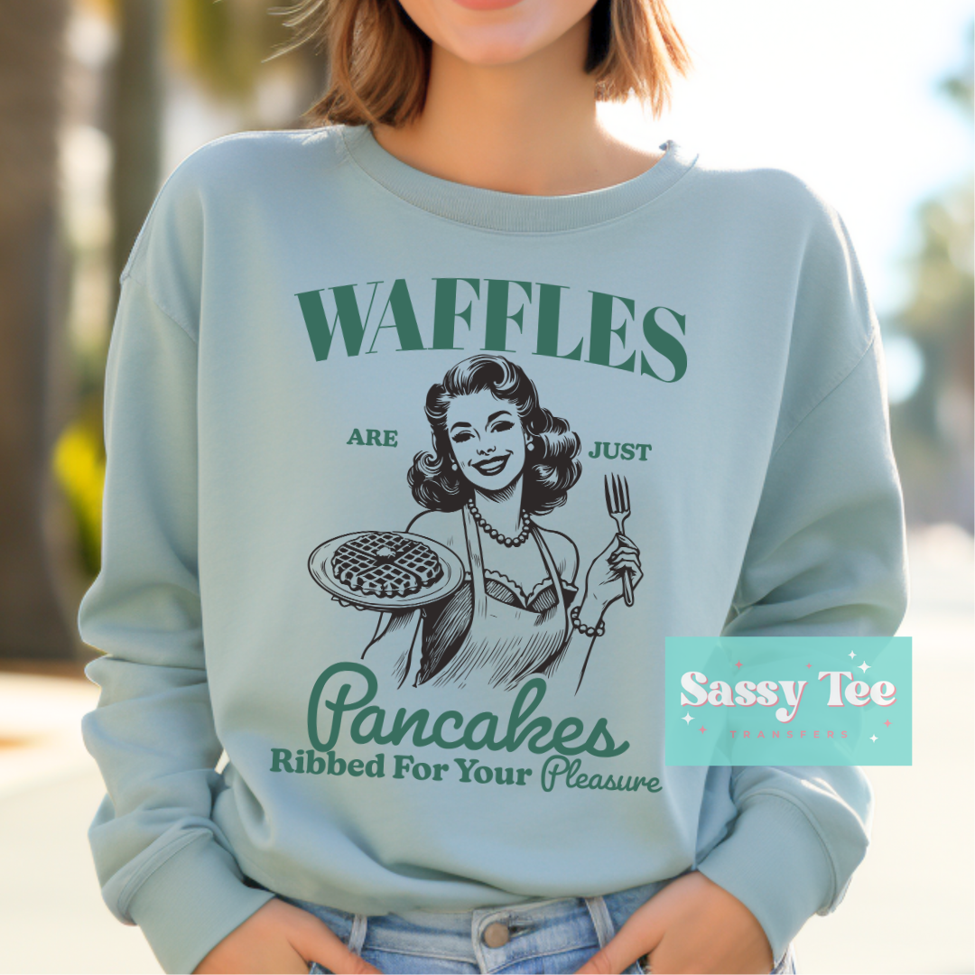 WAFFLES JUST PANCAKES RIBBED *Ships in 5-9 biz days*