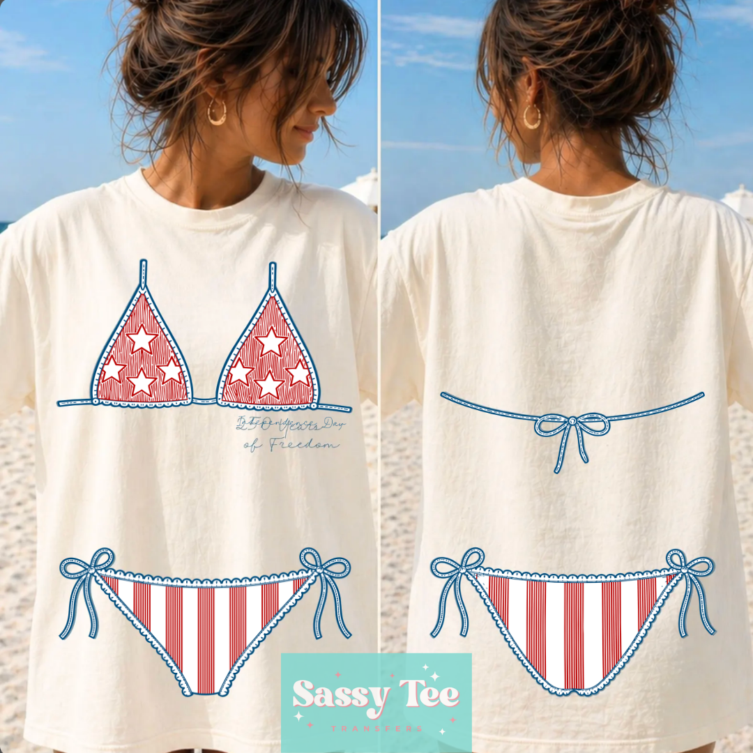 INDEPENDENCE DAY BIKINI Front & Back SET **Preorder/Restock Ships in 5-10 biz days**
